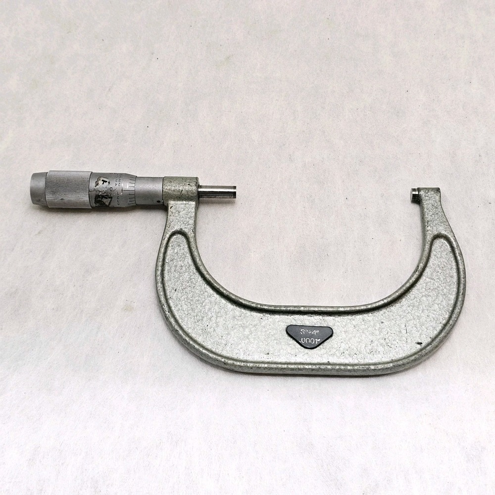 Yuasa 3- 4" Outside Micrometer .0001" Graduation Poland Machinist Precision Tool